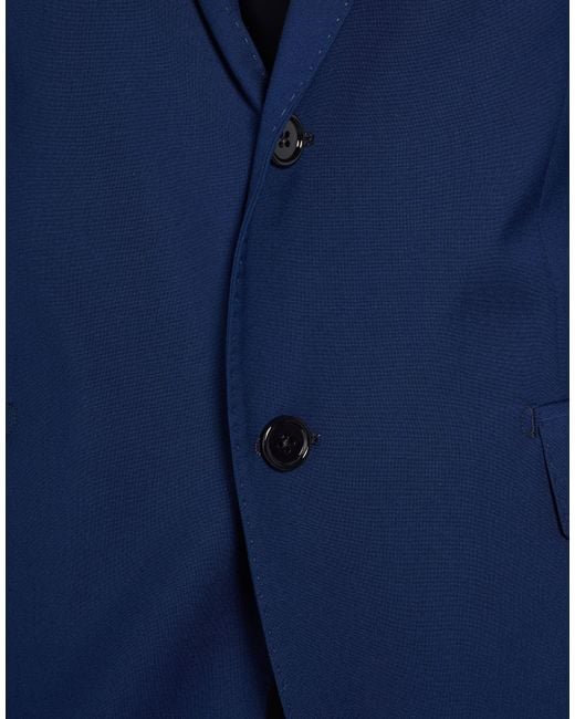 Exte Blue Suit Wool for men