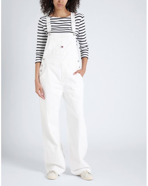 Tommy Hilfiger White Langer Overall