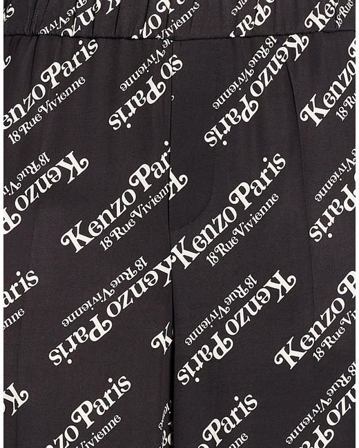 KENZO Black Pants Viscose