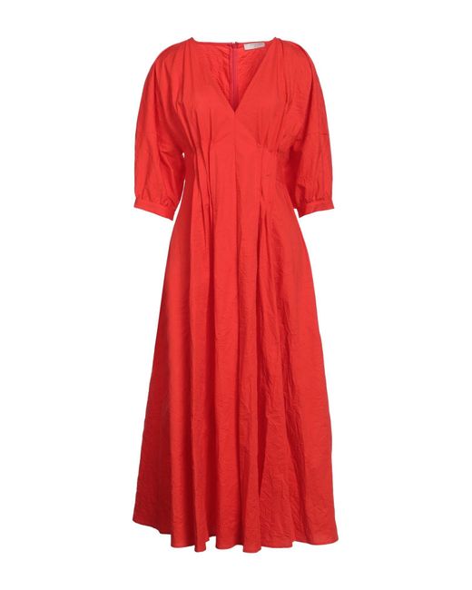 Beatrice B. Red Midi Dress
