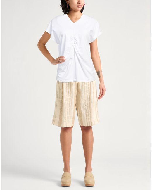 Alpha Studio White T-Shirt Cotton, Elastane