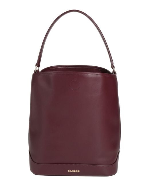 Sandro Purple Handbag