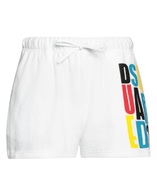 DSquared² White Shorts & Bermudashorts