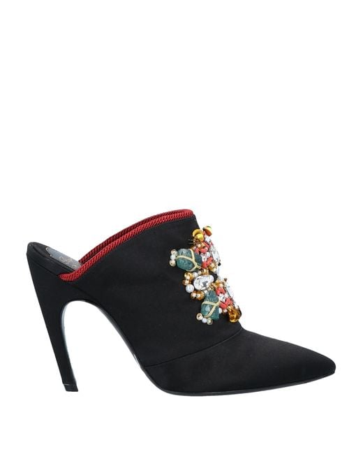 Roger Vivier Black Mules & Clogs