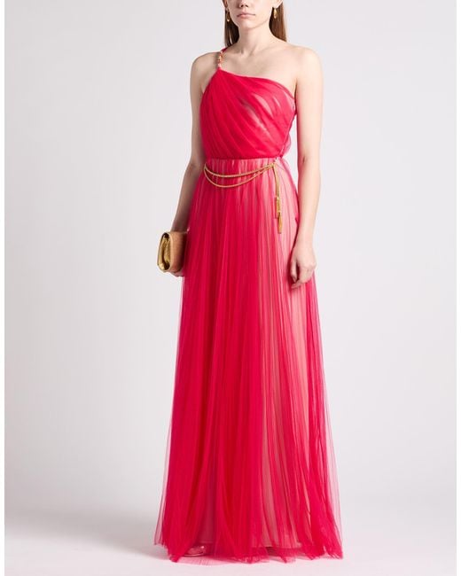 Elisabetta Franchi Red Maxi Dress