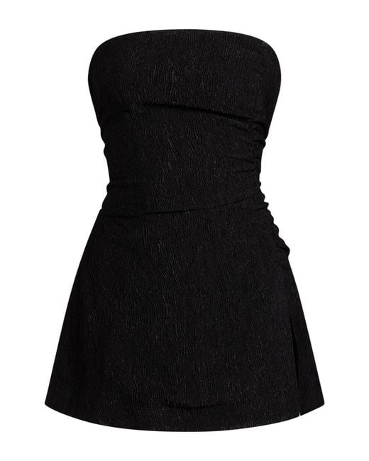 Ganni Black Top Viscose, Ecovero Viscose, Recycled Polyamide
