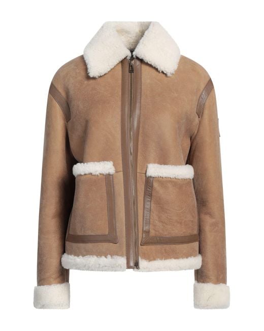 Belstaff Brown Shearling & Teddy