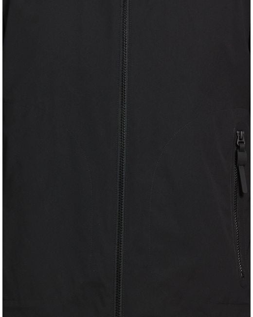 Peuterey Black Jacket Polyester, Elastane for men