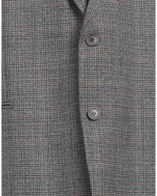 Drykorn Gray Blazer Recycled Polyester, Viscose, Elastane for men