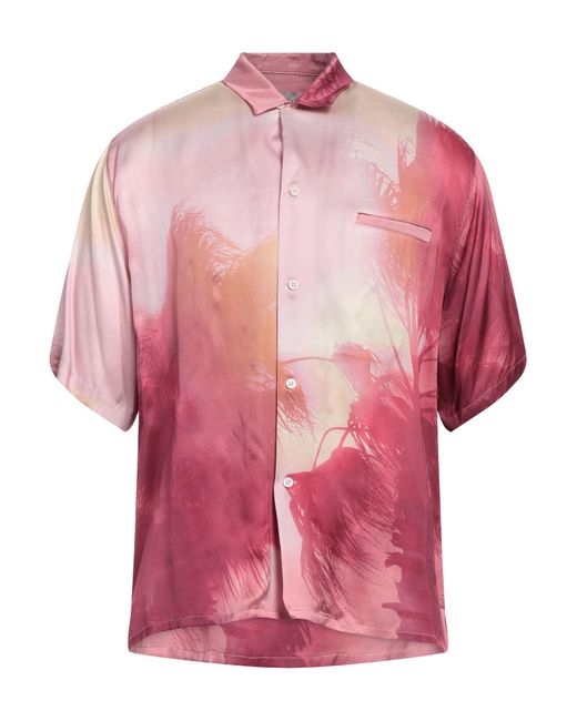 Camisa Laneus de hombre de color Pink