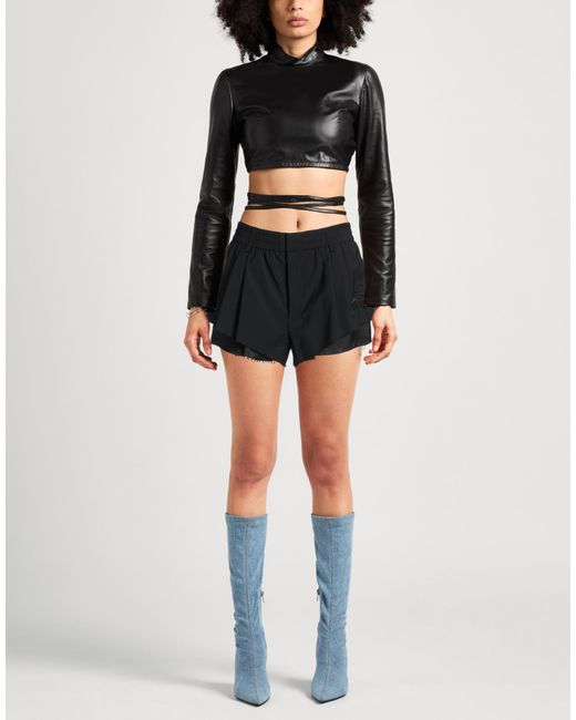 Alexander Wang Black Shorts & Bermuda Shorts