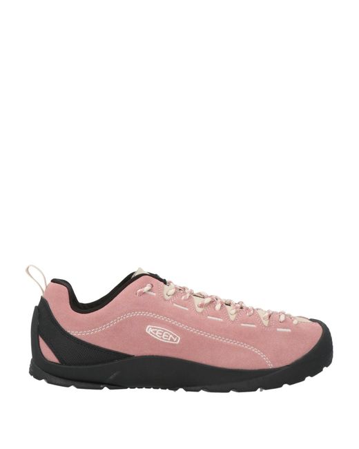 Keen Pink Antique Rose Sneakers Leather, Textile Fibers