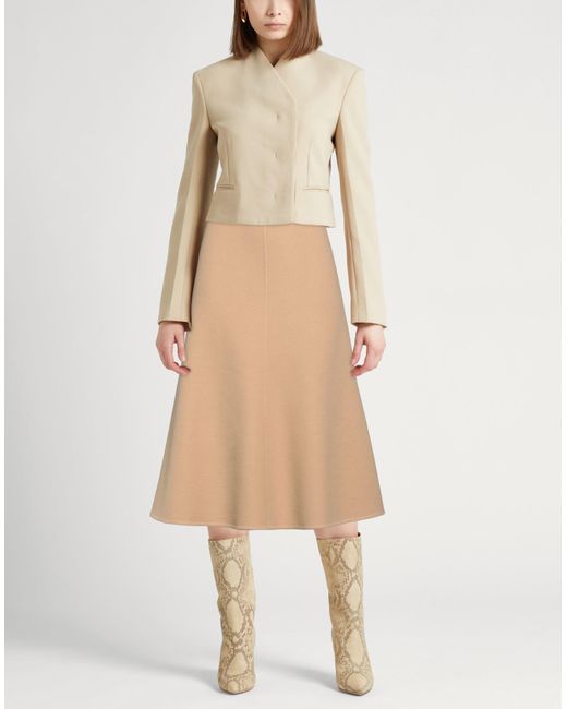 Jupe midi Chloé en coloris Natural