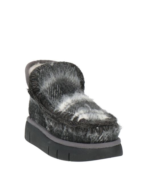 Mou Black Ankle Boots