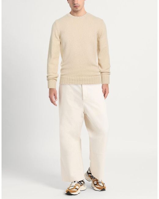 FILIPPO DE LAURENTIIS White Sweater Merino Wool for men
