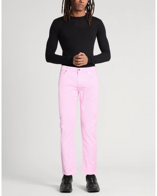 Grifoni Pink Jeans for men