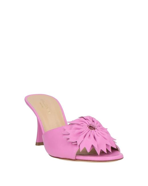 Baldinini Pink Sandals Leather