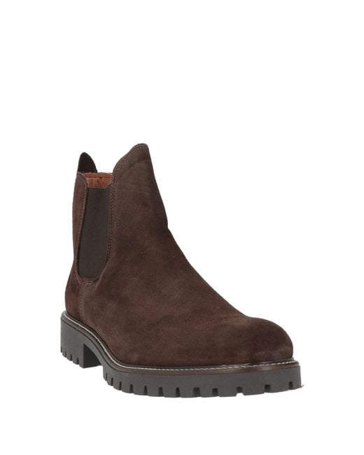 Calpierre Brown Ankle Boots Leather for men