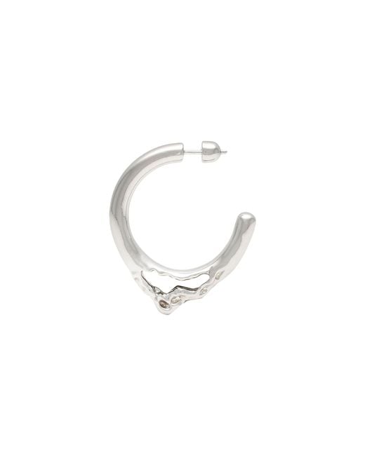 Maria Black White Single Earring