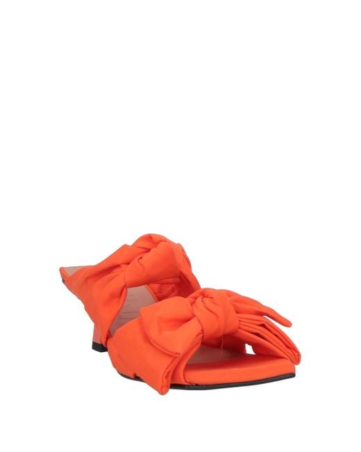 Ganni Red Sandals