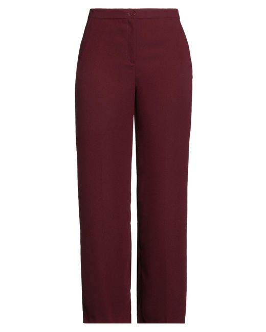 Pennyblack Red Burgundy Pants Polyester