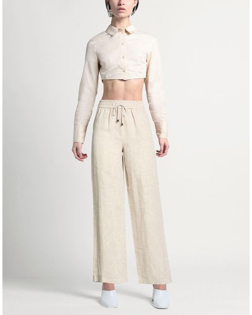 Le Tricot Perugia Natural Trouser