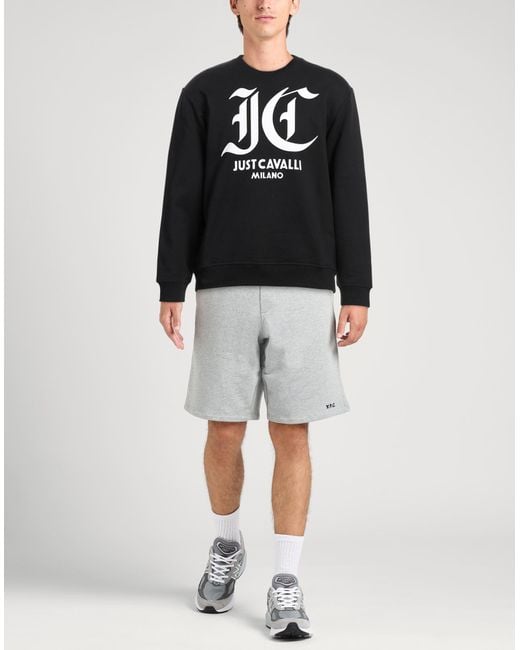 Just Cavalli Black Sweatshirt for men
