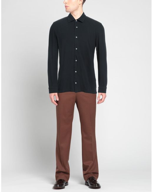 Bl'ker Blue Shirt Cotton for men