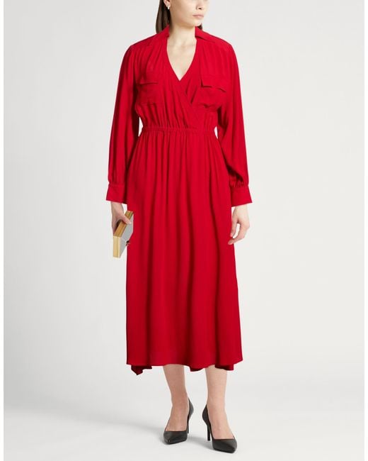 Marella Red Midi Dress