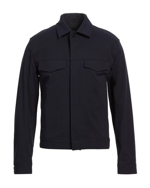 Theory Blue Jacket Cotton, Nylon, Elastane for men