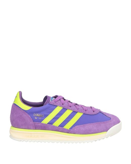 Adidas Originals Purple Sneakers Textile Fibers, Synthetic Material for men