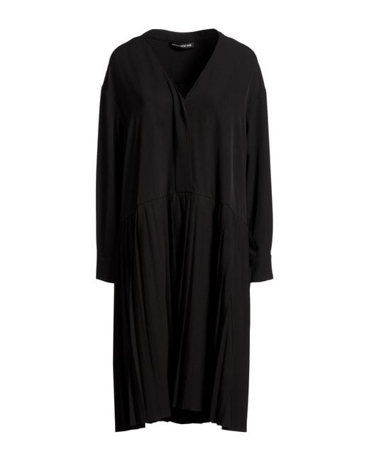Department 5 Black Midi Dress