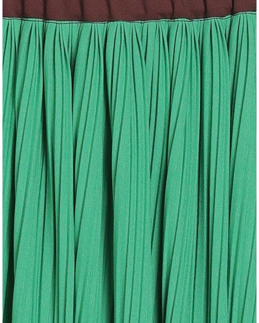 Alysi Green Midi Skirt