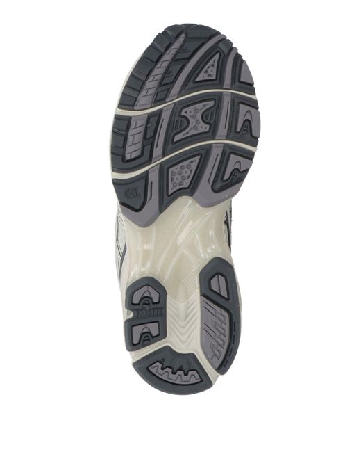 Asics Gray Sneakers Textile Fibers