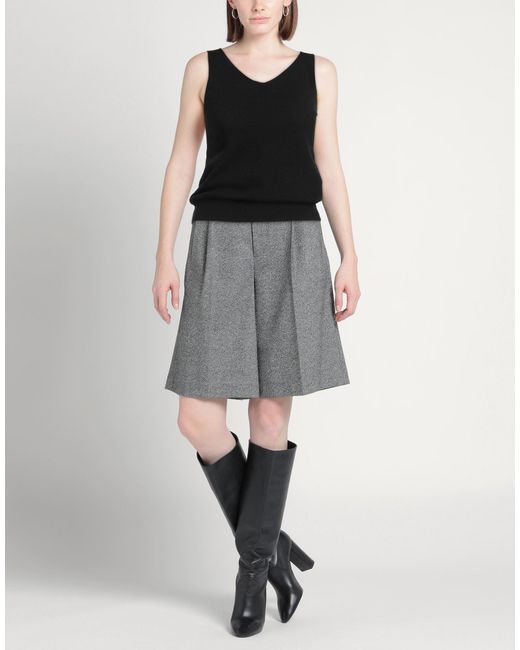 N.O.W. ANDREA ROSATI CASHMERE Black Top Wool, Viscose, Cashmere, Nylon