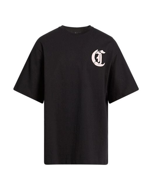 Just Cavalli Black T-Shirt Cotton for men