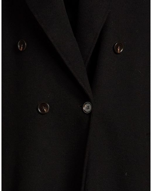 BRERAS Milano Black Coat Wool, Polyester