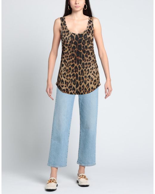 Balmain Brown Tank Top