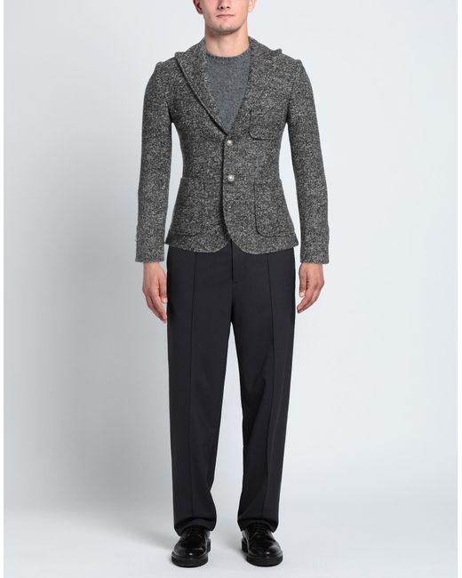 Daniele Alessandrini Gray Blazer for men