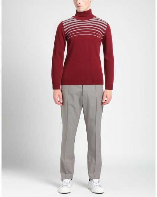 Tsd12 Red Brick Turtleneck Dralon for men