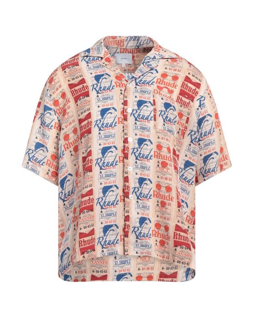Camisa Rhude de hombre de color White