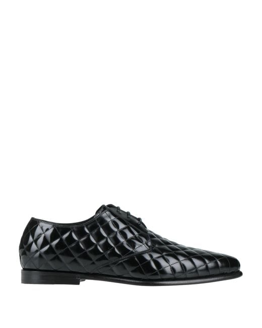 Dolce & Gabbana Black Lace-up Shoes for men