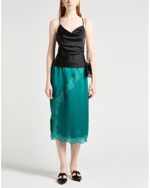 Pinko Blue Midi Skirt