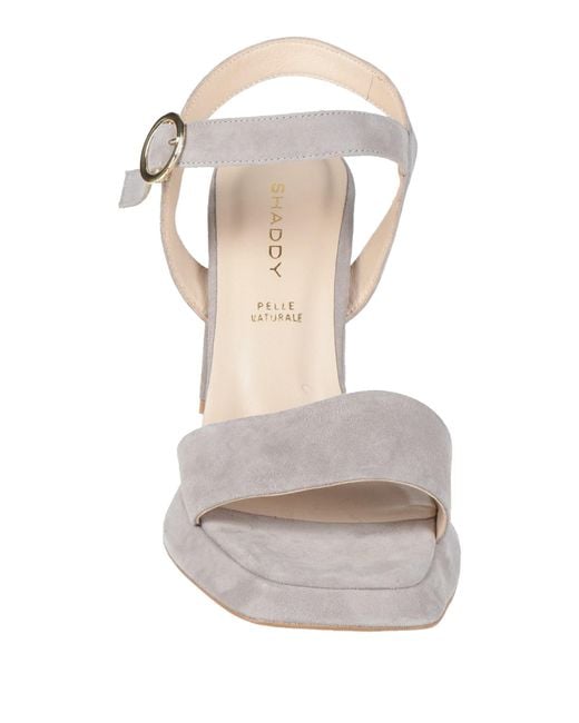Shaddy White Light Sandals Leather