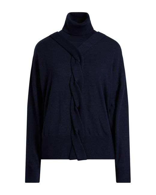 High Blue Rollkragenpullover