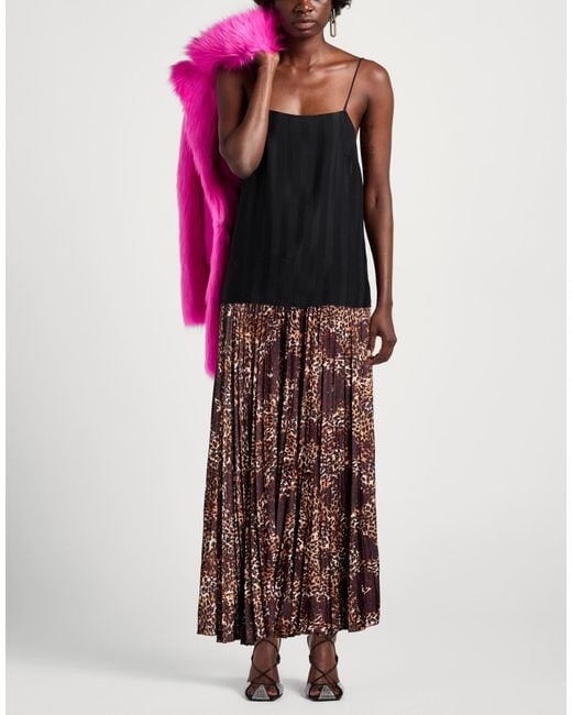 ViCOLO Purple Maxi Skirt Polyester, Elastane