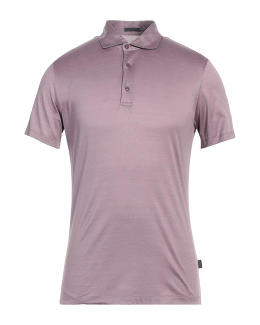 Pal Zileri Purple Polo Shirt for men