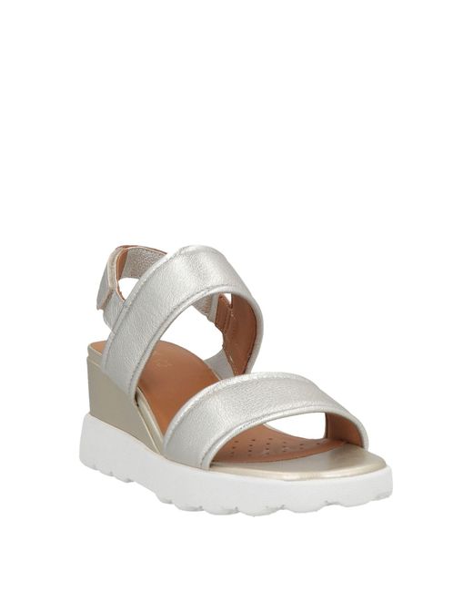 Geox White Sandals