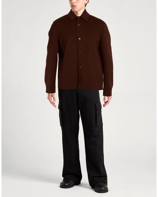 Alpha Studio Brown Jackets for men