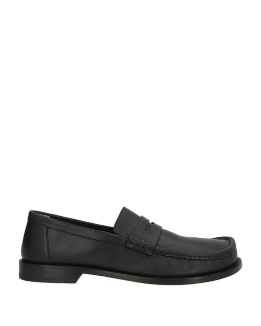 Loewe Black Loafers Leather for men